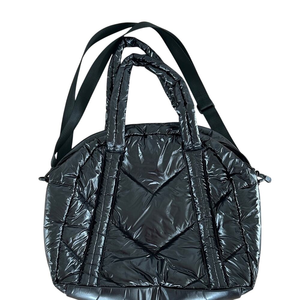 Wild Fable Shiny Black Duffle Bag